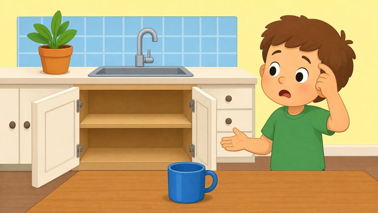 Asking Where Questions: Household Items