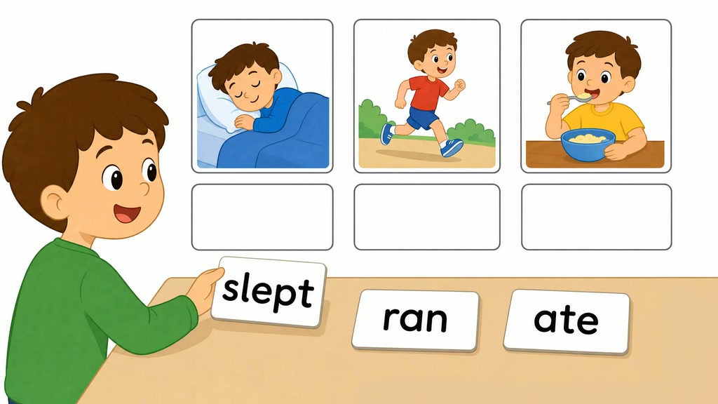 Grammar Fill-Ins: Past Tense Verbs