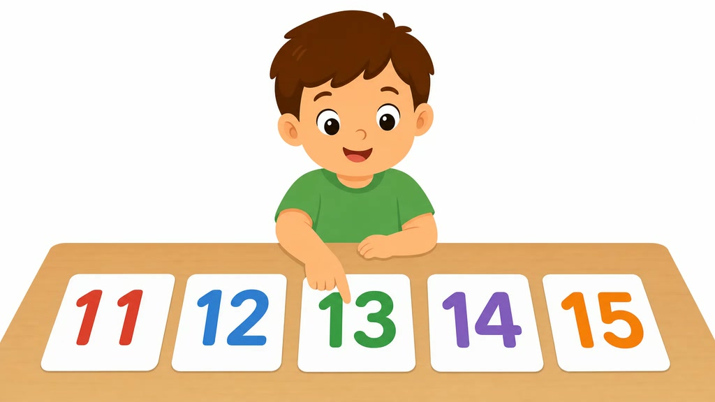 Numeral Selection: 11-15