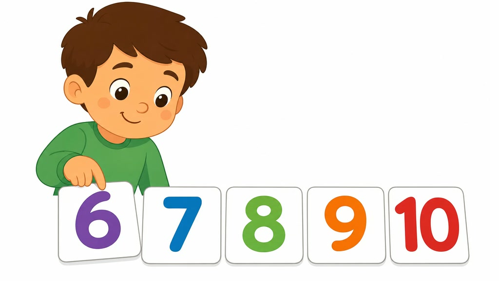 Numeral Selection: 6-10
