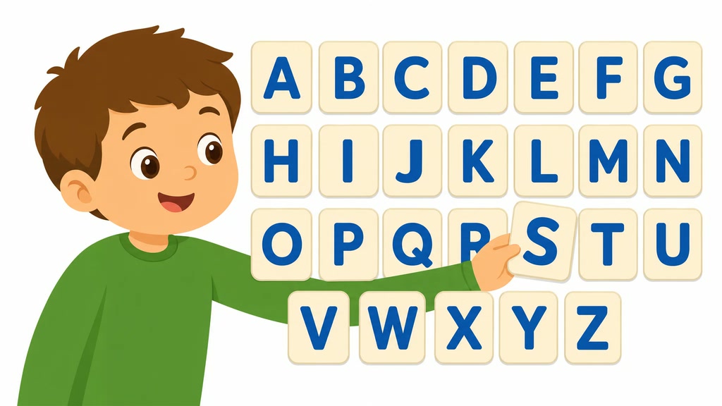 Uppercase Letter Selection: S-Z