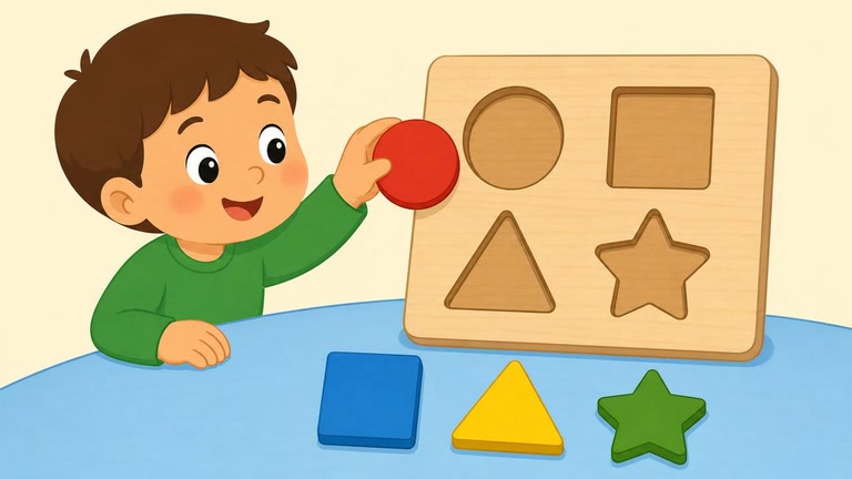 [replace] Shape Form Board Matching