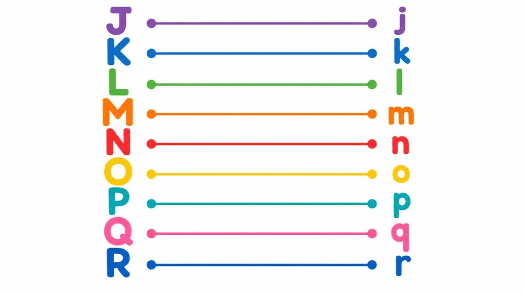 Uppercase-Lowercase Matching: J-R