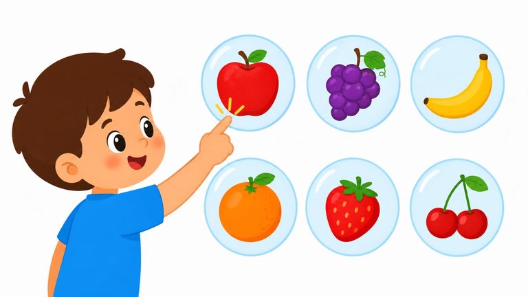 Small Target Tapping: Fruit and Animals