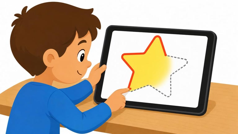 Guided Art Tracing: Shapes, Nature, and Letters