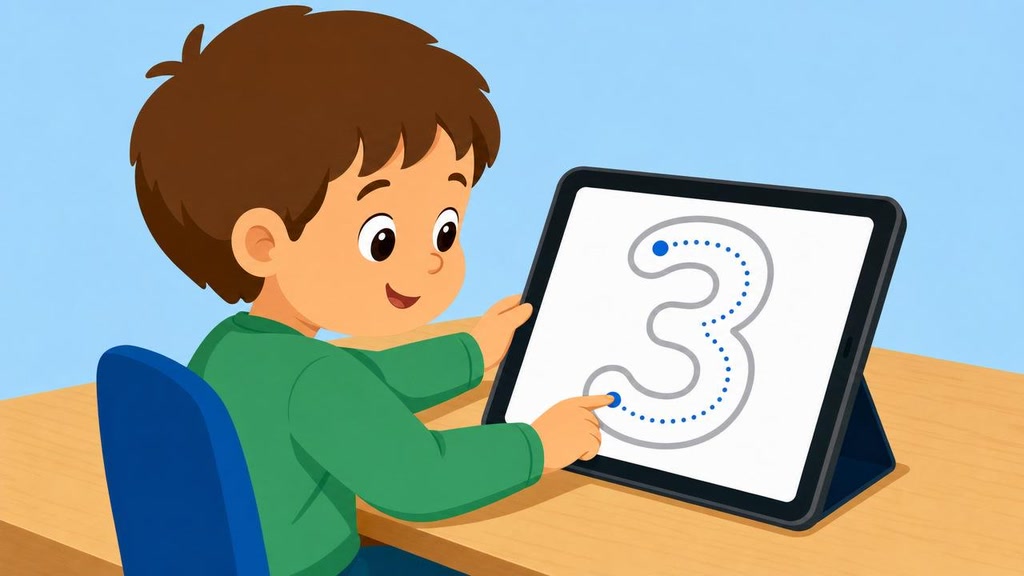 Numeral Tracing: 1-9