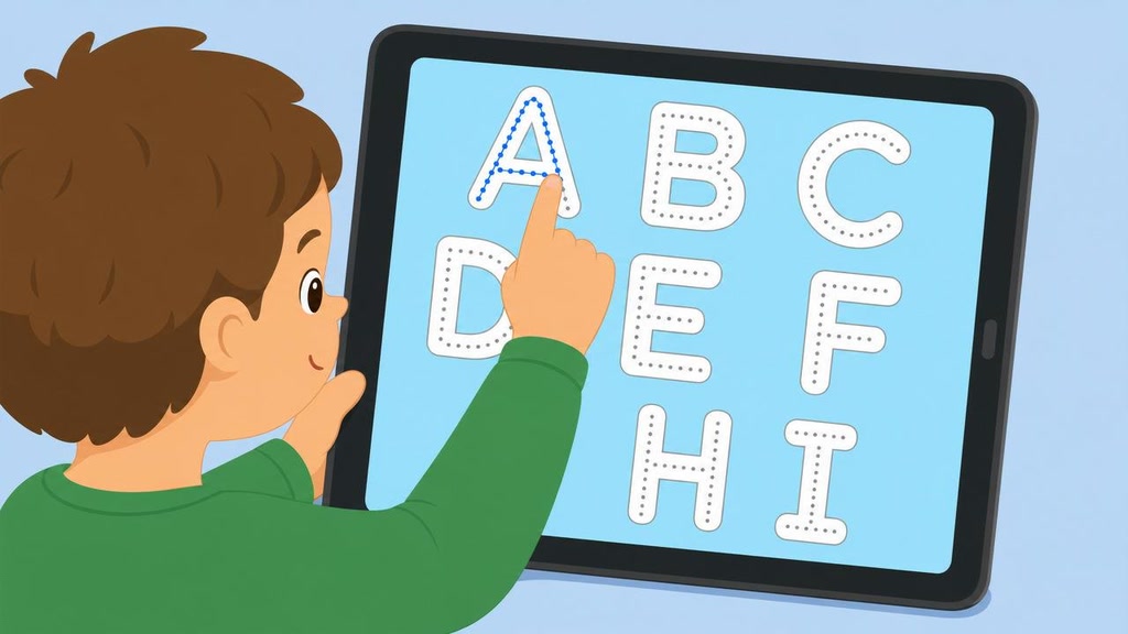 Uppercase Letter Tracing: A-I