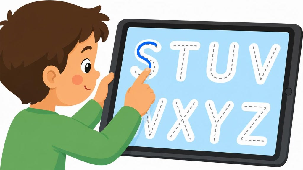 Uppercase Letter Tracing: S-Z