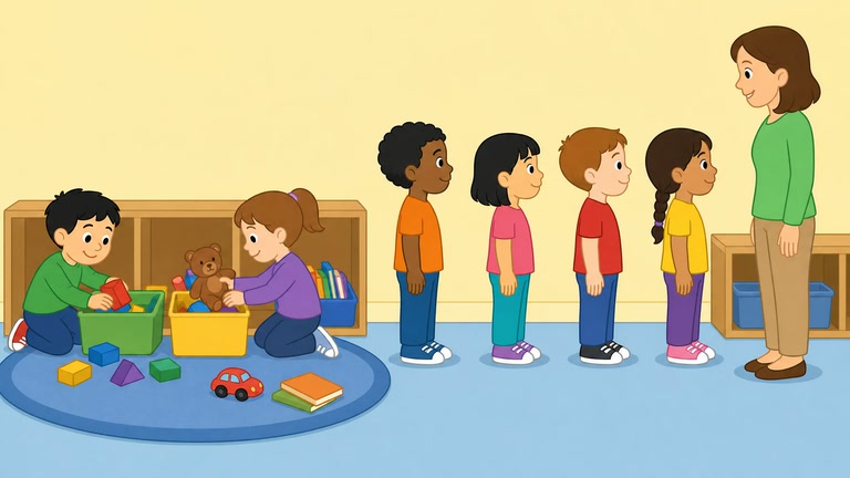 Classroom Routines: Line Up and Clean Up