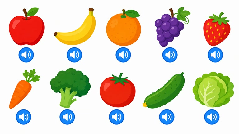 Naming Prerequisite: Fruit and Vegetables