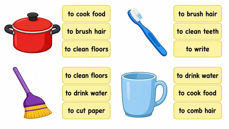 Function Phrase Matching: Household Items